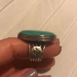 Silpada sterling silver and turquoise ring